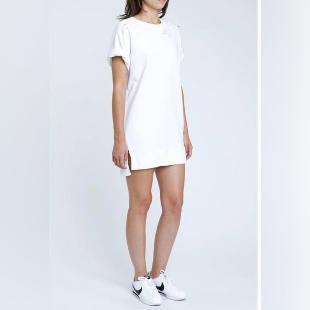 Pistola Quinn French Terry Dress in Wish Bone EUC XS - Picture 2 of 7